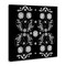 Stupell Industries Symmetrical Flower-Like Patterns Canvas, design by El Perkin